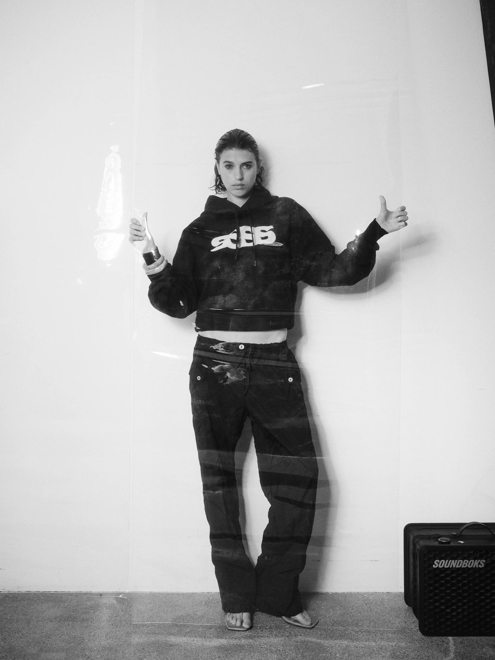 Hoodie SSSS - Black My Store