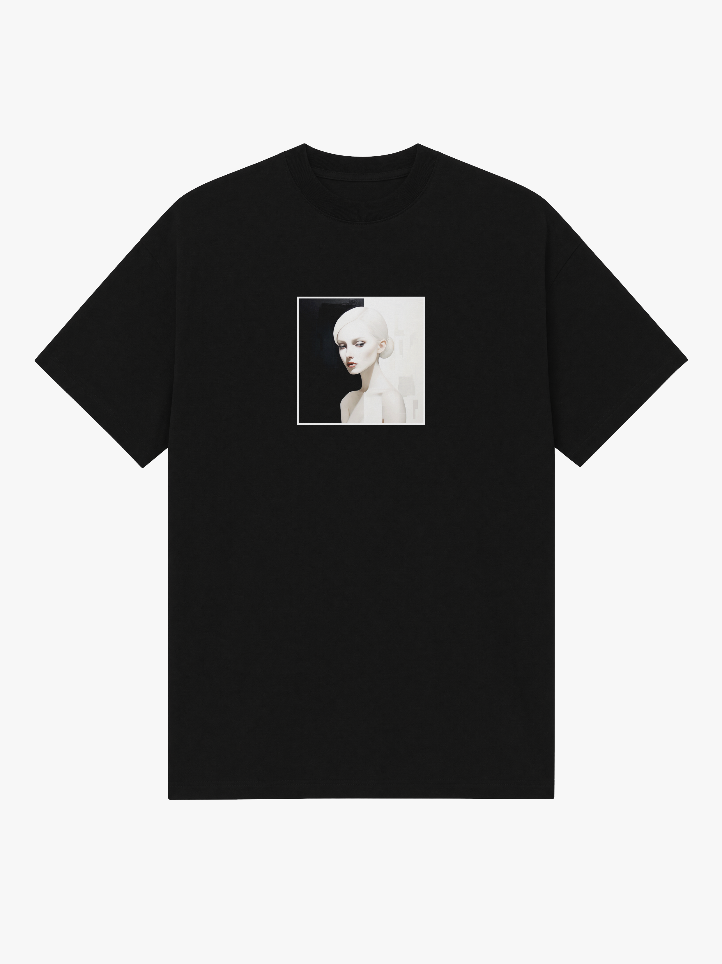 Slim Fit T-shirt Bangladesh, Herrer - Sort