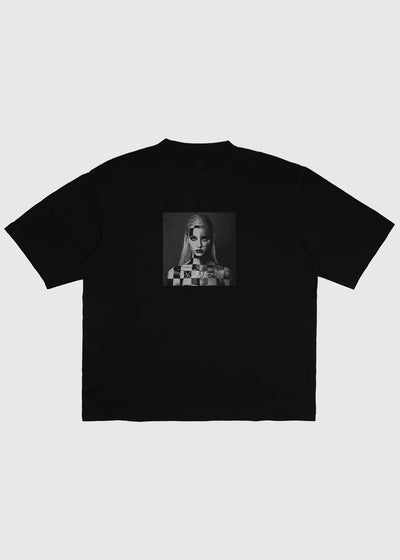 Crop top Nicole, Dame - Sort