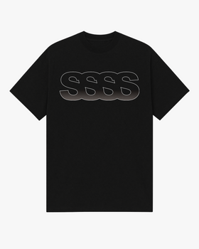 Slim fit T-shirt med graduering, Herre - Sort