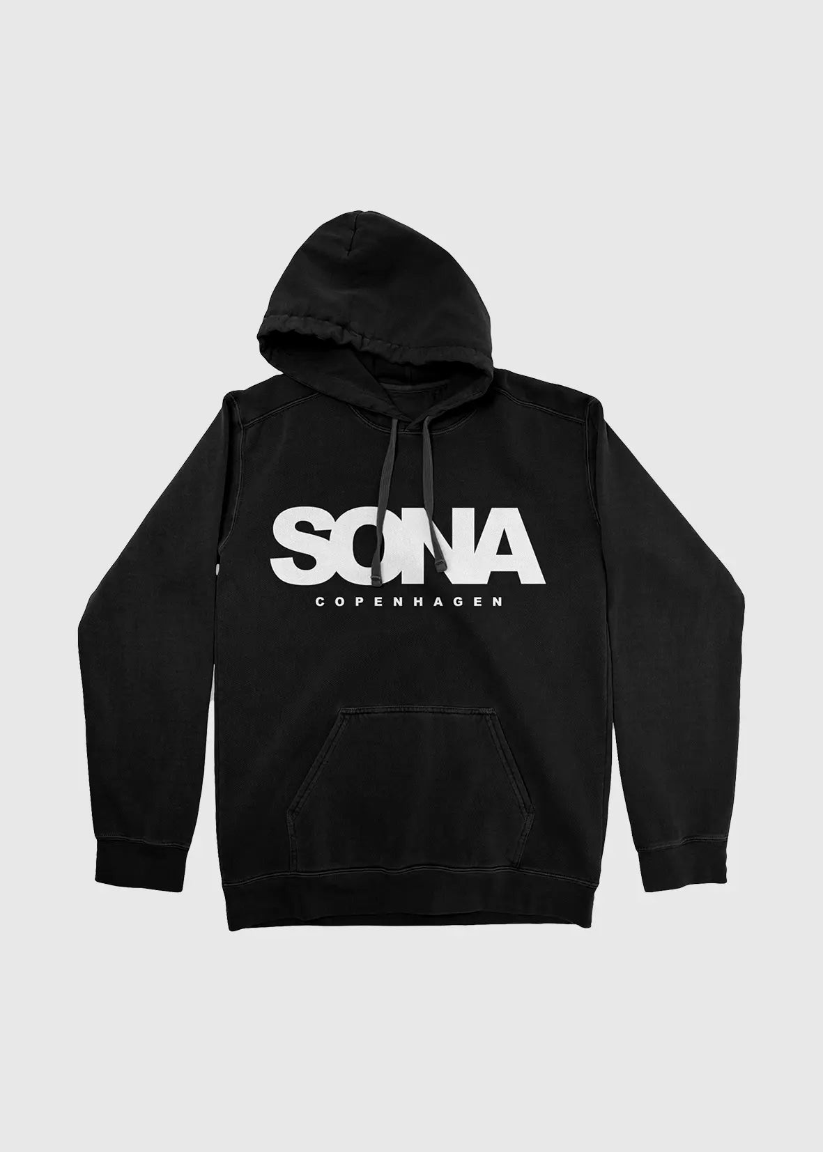Hoodie Logo, Unisex - Black, front