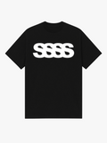 Slim Fit T-shirt SSSS, Herre - Sort