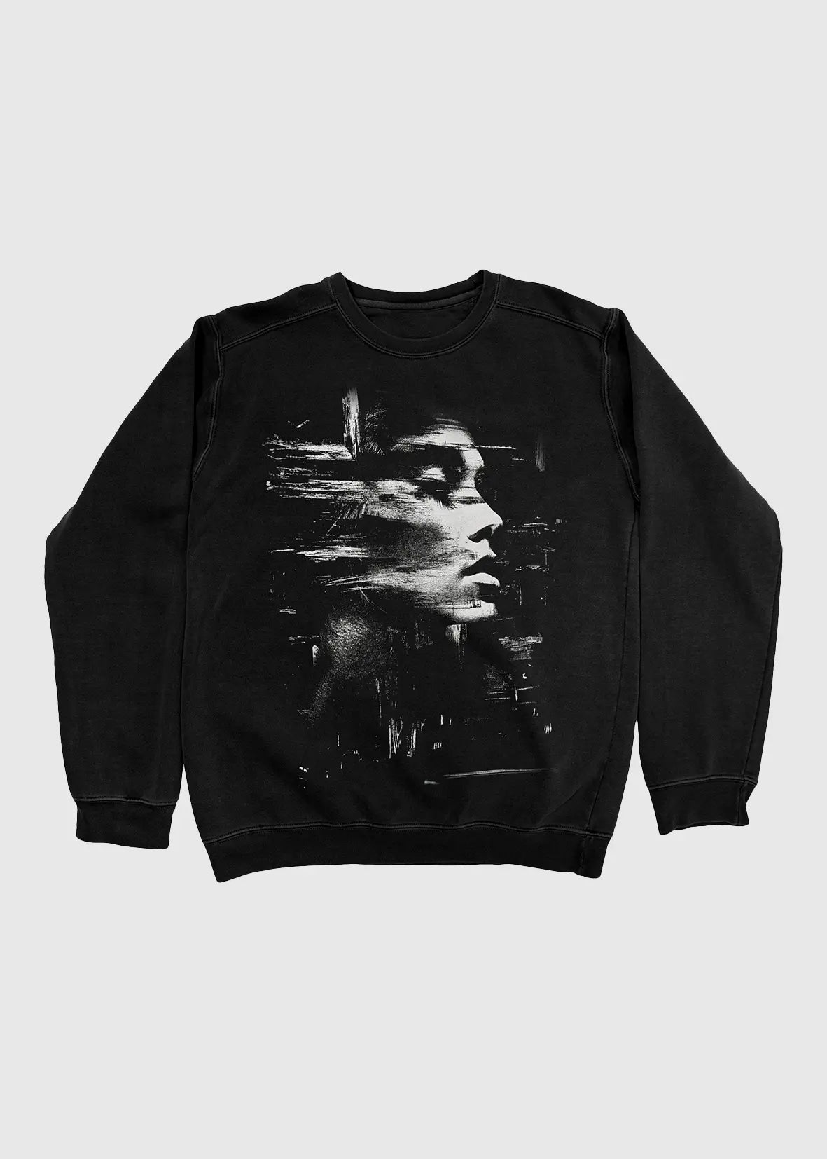 Sweatshirt Mirrorman, Men - Black, Front