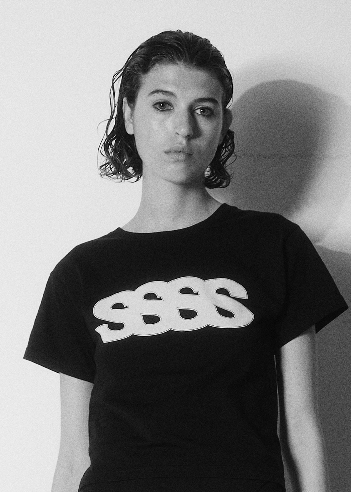 Crop top SSSS, Women - Black 