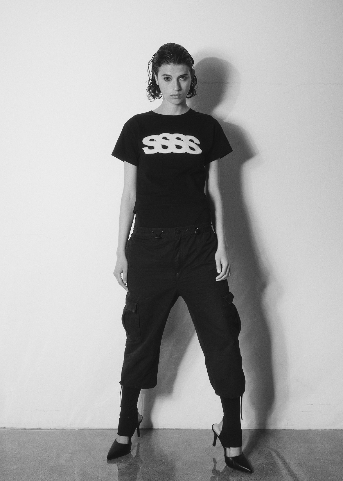 t-shirt SSSS, Front - Black 
