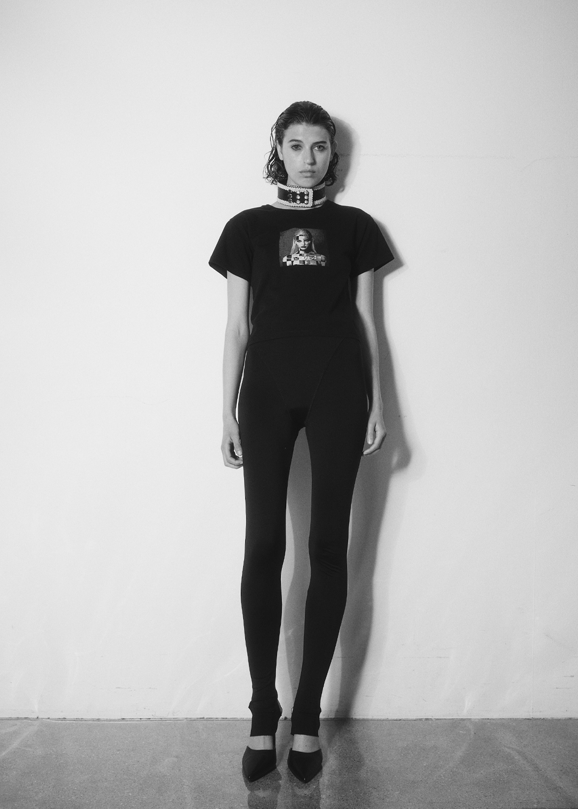 Crop top Nicole, Women - Black, Front