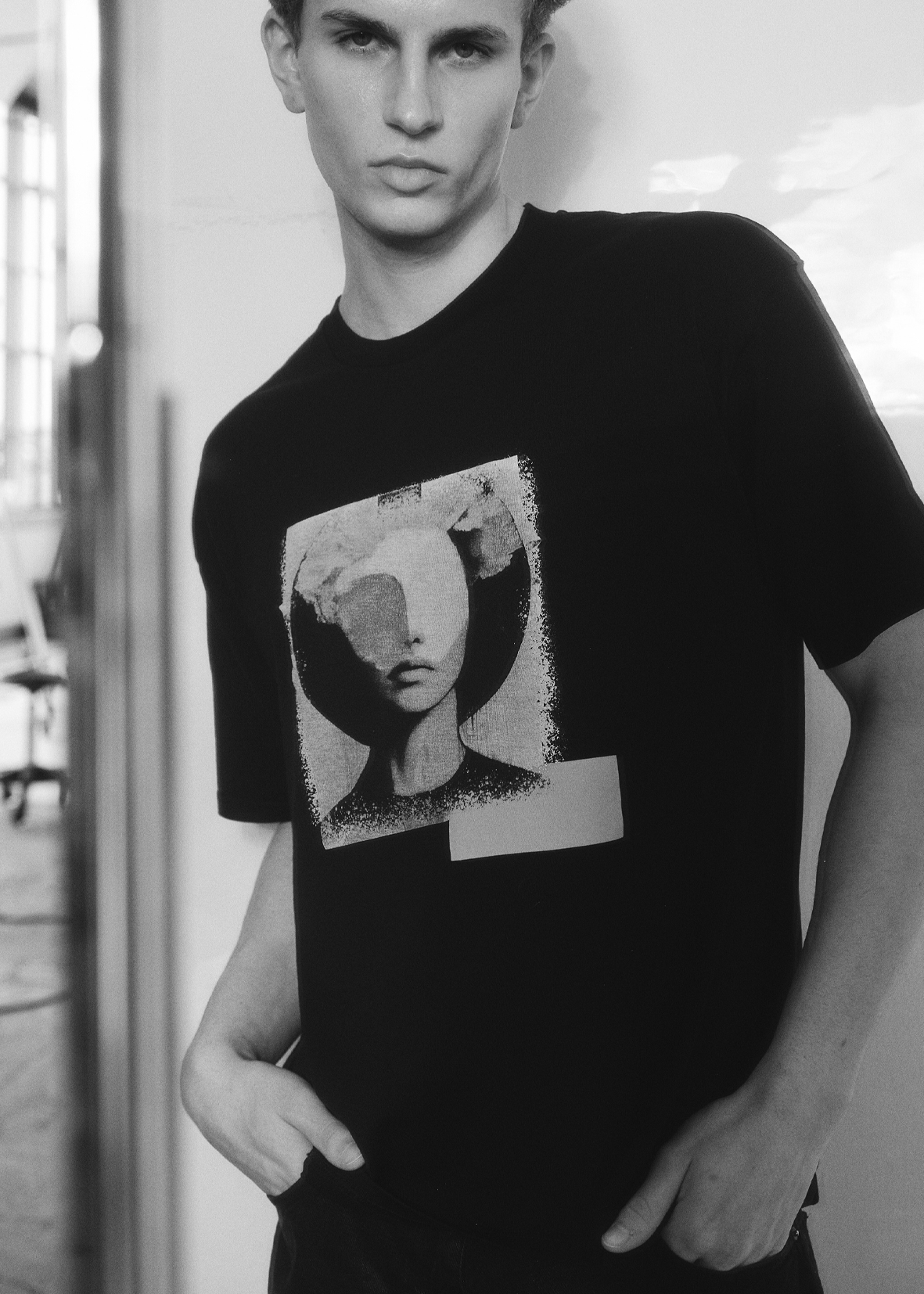 Casual T-shirt Ruby SSSS, Men - Black My Store