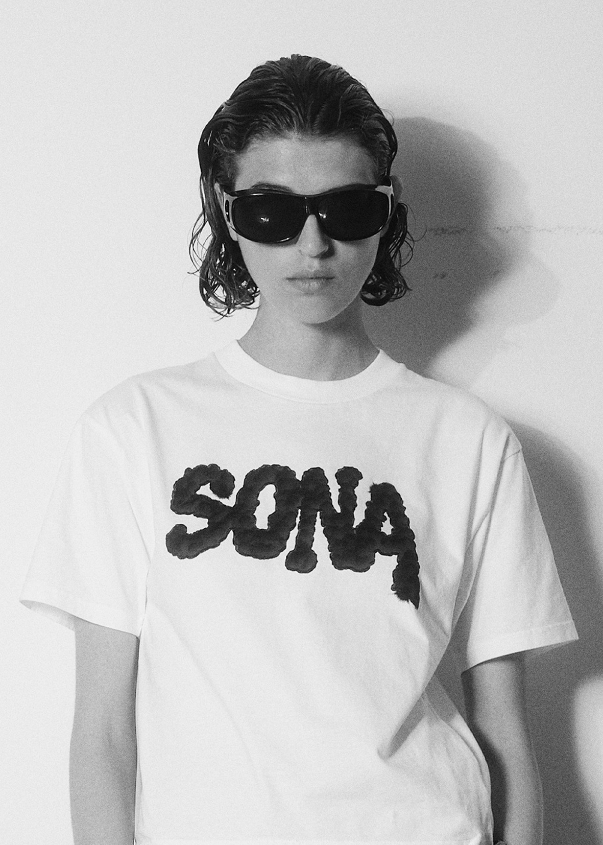 Women T-shirt Diamond - White 