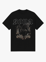 Kvinde T-shirt Pegasus - Sort