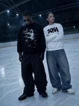 Sweatshirt Mirrorman, Herrer - Sort