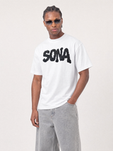 Casual Fit T-shirt Diamond, Herre - Hvid