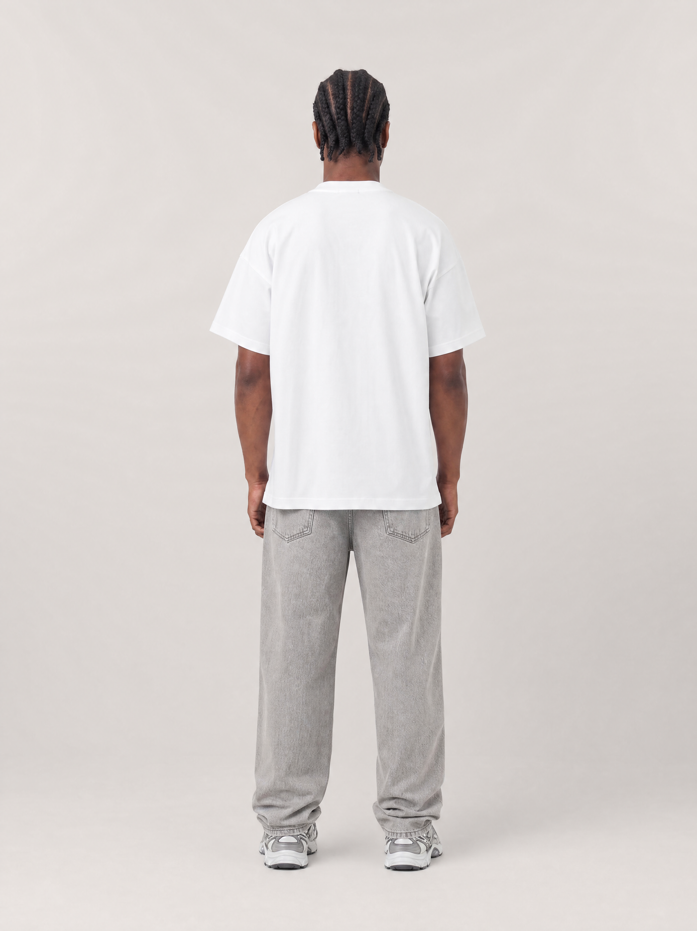Casual Fit T-shirt Diamond, Herre - Hvid