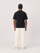 Slim Fit T-shirt SSSS, Herre - Sort