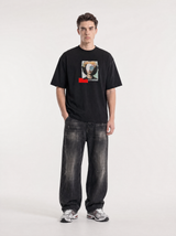 Casual T-shirt Ruby SSSS, Herre - Sort