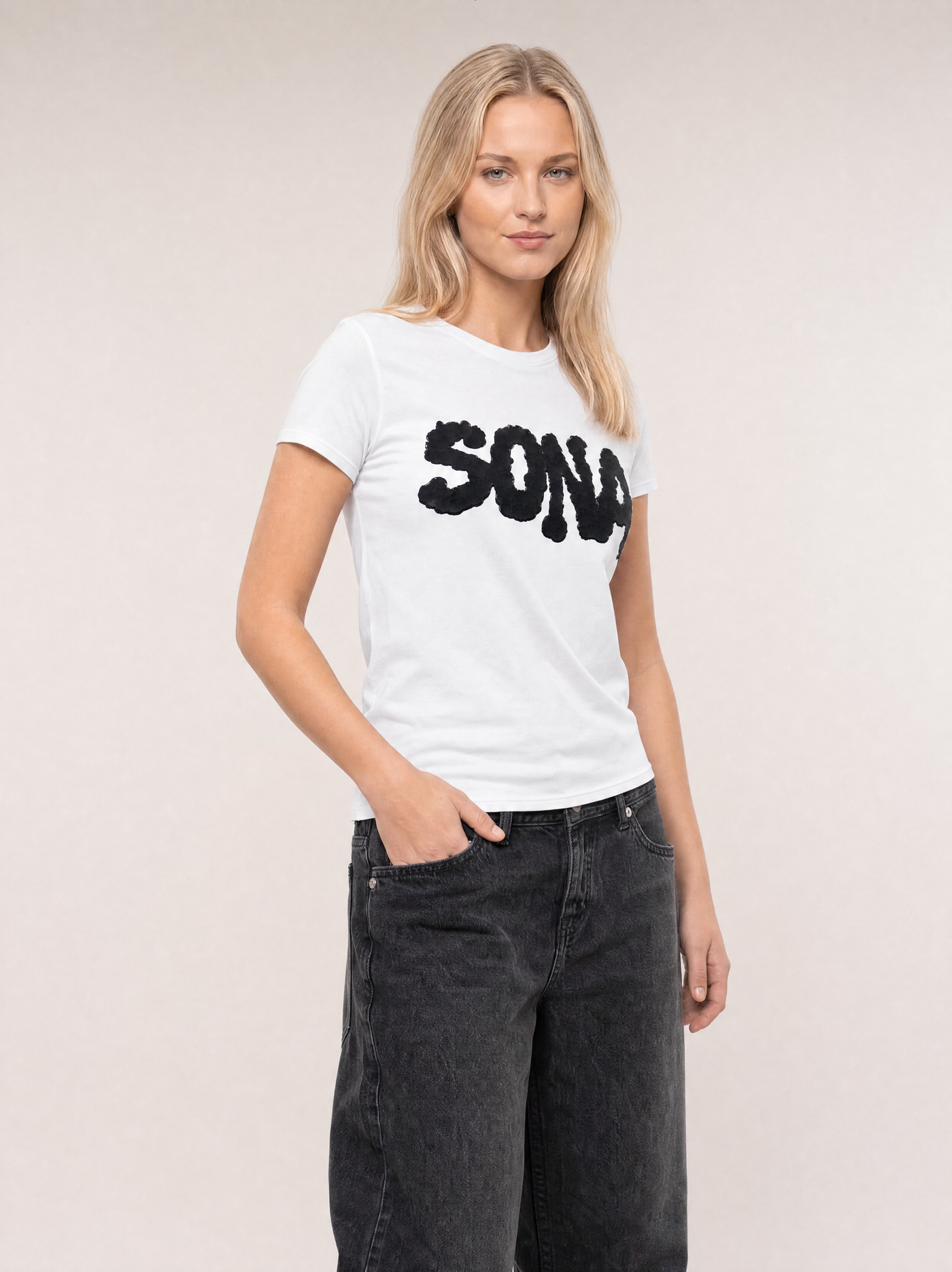 Kvinde T-shirt Diamant - Hvid