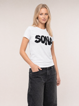 Kvinde T-shirt Diamant - Hvid
