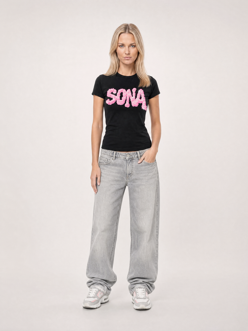 WOMENS PINK DIAMOND T-SHIRT