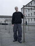 Sweatshirt Boxprint, Herrer - Sort