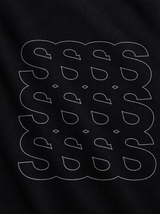 Sweatshirt Boxprint, Herrer - Sort