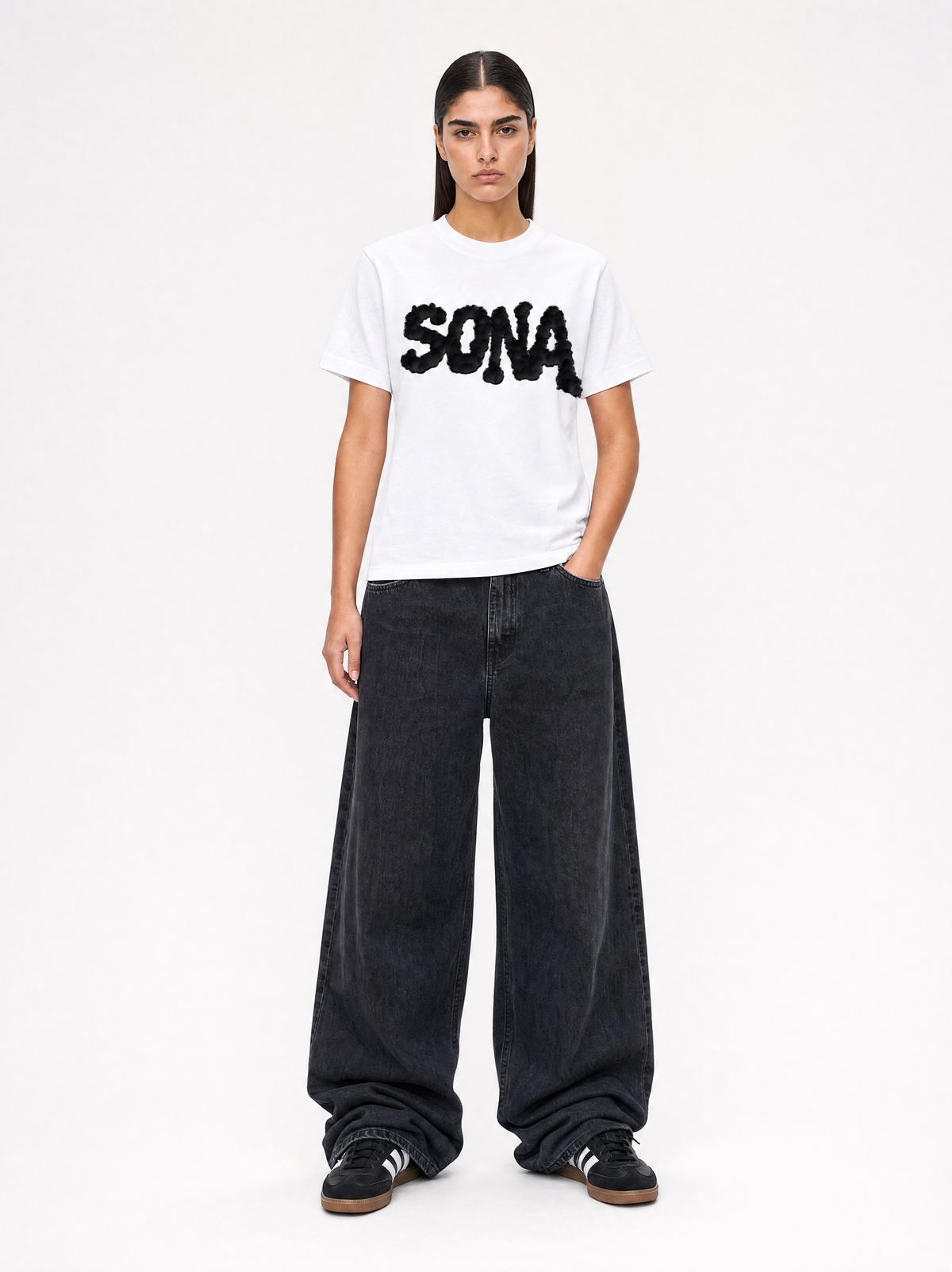 Kvinde T-shirt Diamant - Hvid