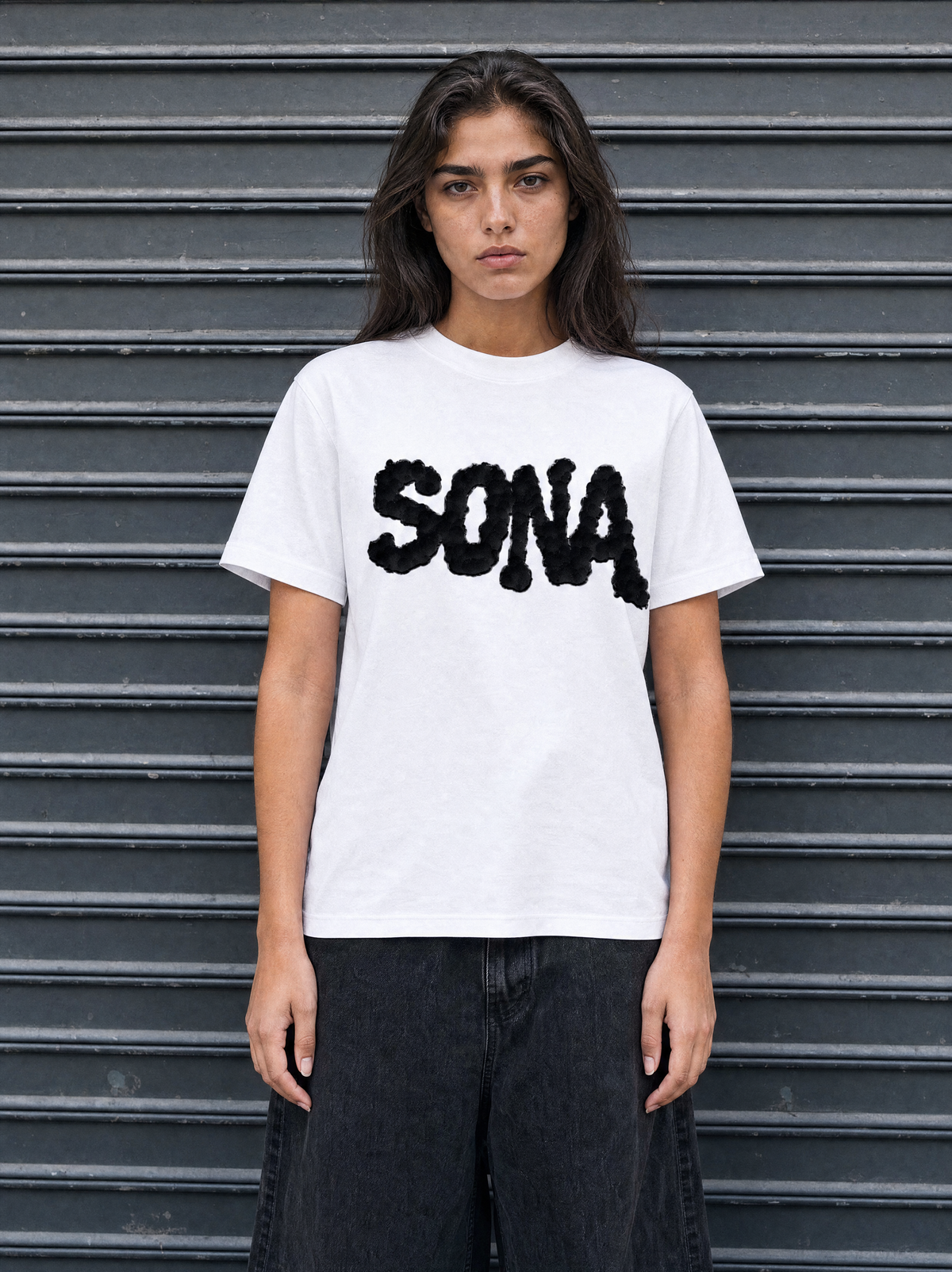WOMENS WHITE DIAMOND T-SHIRT
