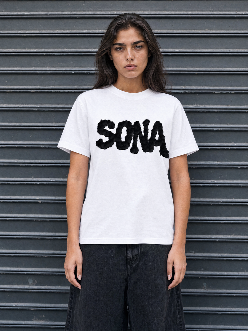 WOMENS WHITE DIAMOND T-SHIRT