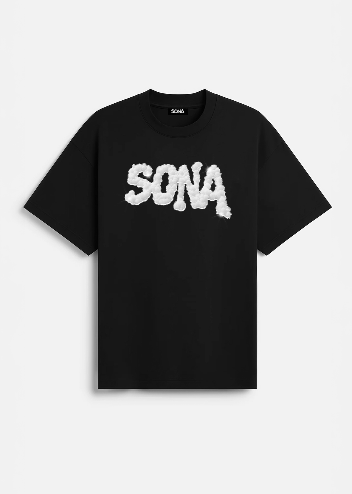 Casual Fit T-shirt Diamond, Herre - Sort