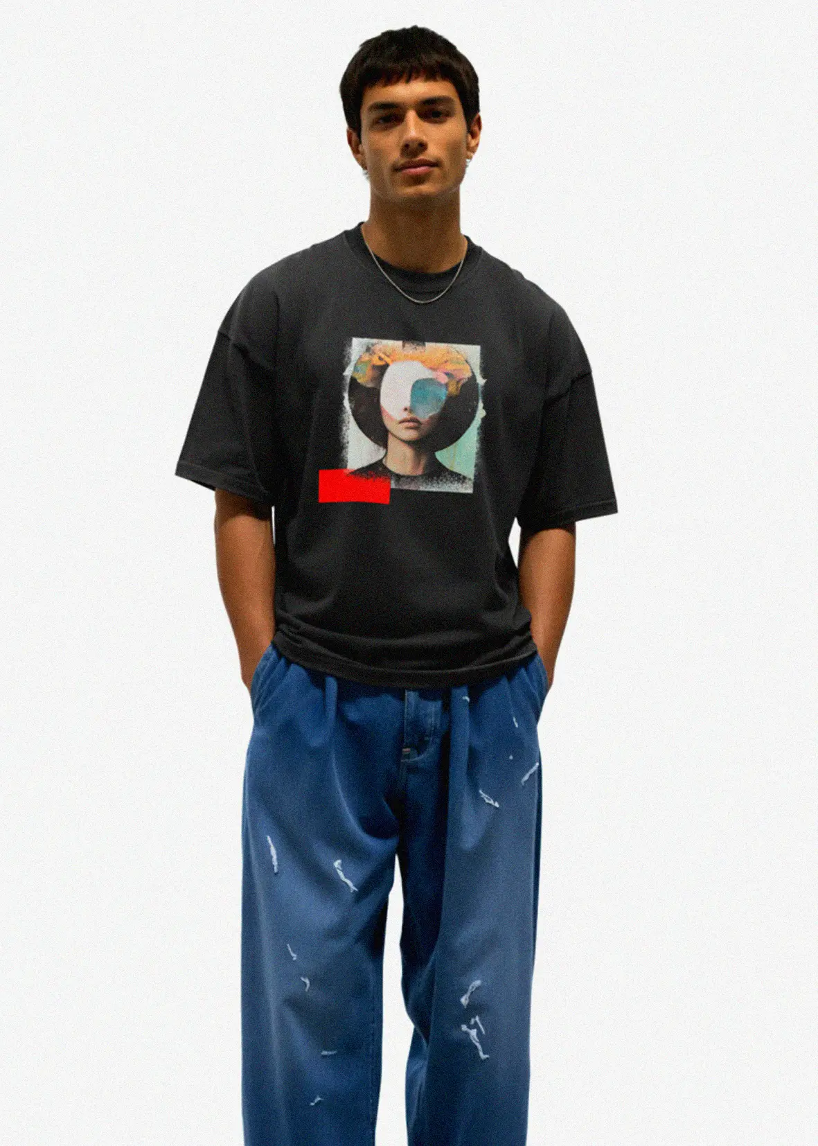 Casual T-shirt Ruby SSSS, Men - Black My Store