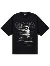 Casual T-shirt Mirrorman, Herre - Sort