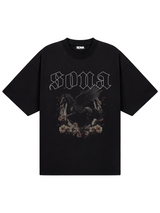 Kvinde T-shirt Pegasus - Sort