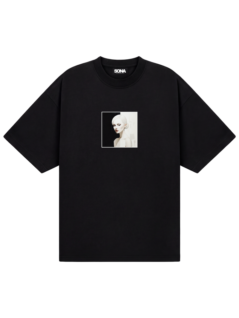 Slim Fit T-shirt Bangladesh, Herrer - Sort