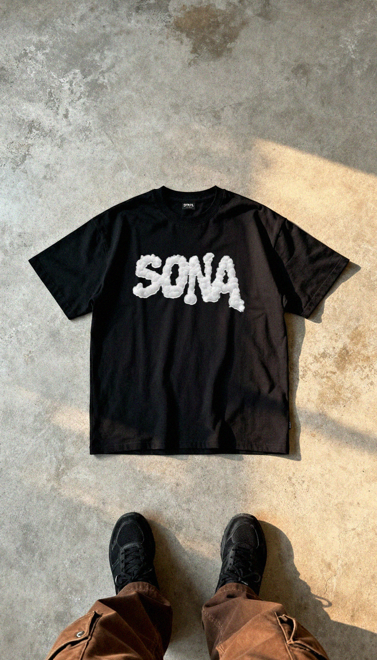 Casual Fit T-shirt Diamond, Herre - Sort