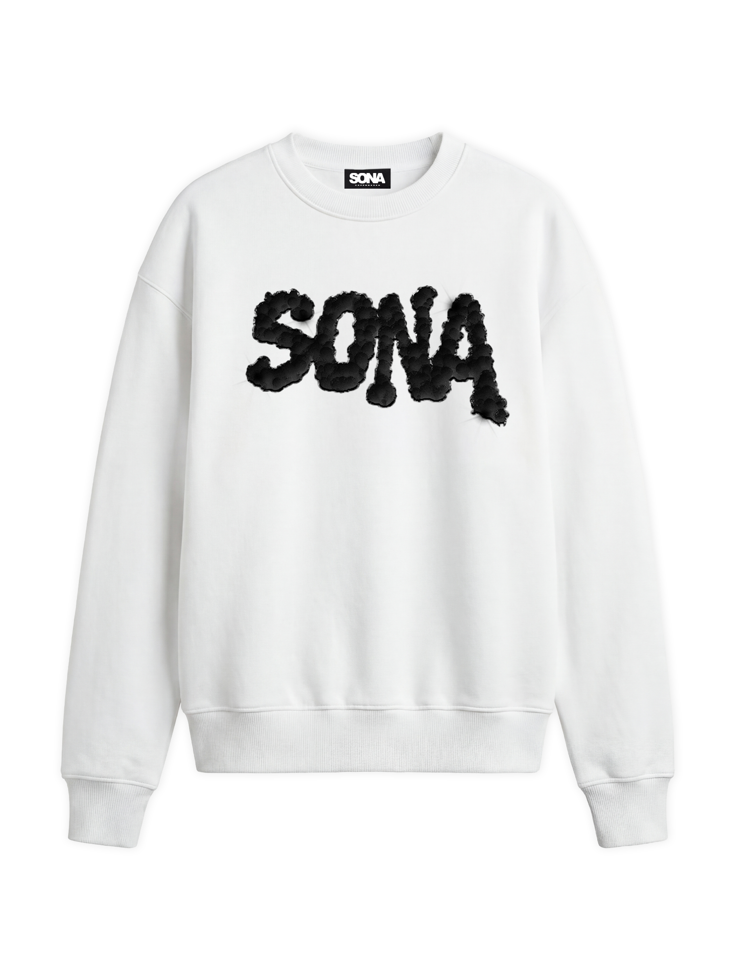 WHITE DIAMOND SWEATSHIRT