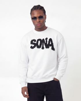 Sweatshirt Diamond, Herrer - Hvid