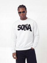Sweatshirt Diamond, Herrer - Hvid