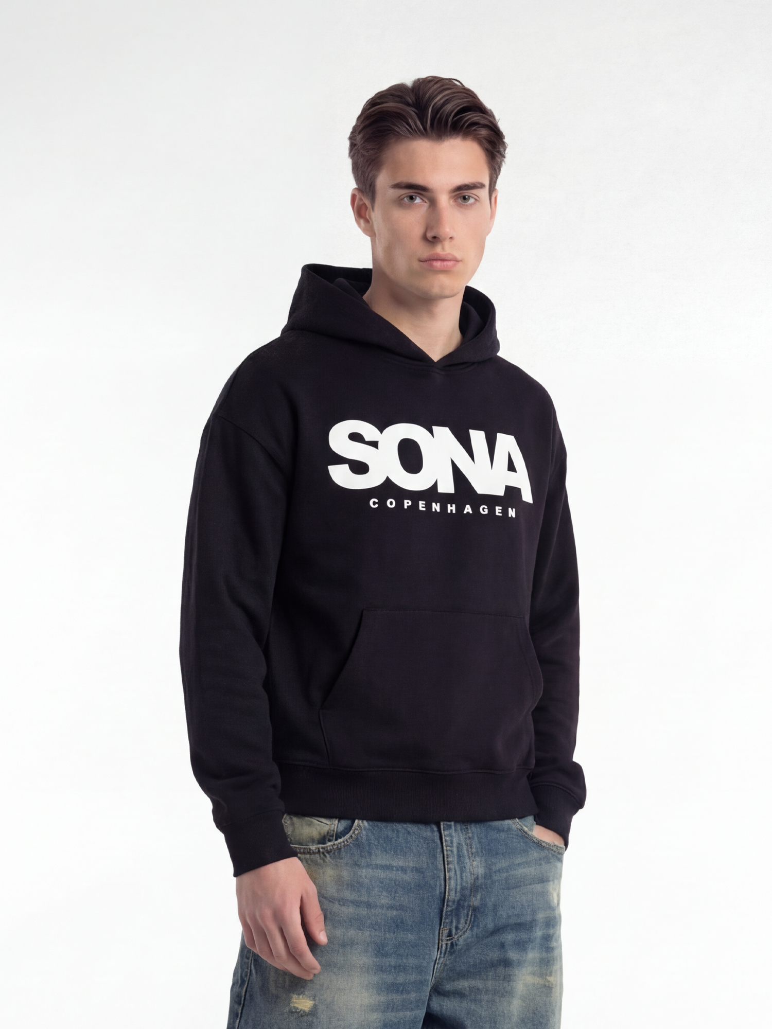 LOGO PRINT HOODIE