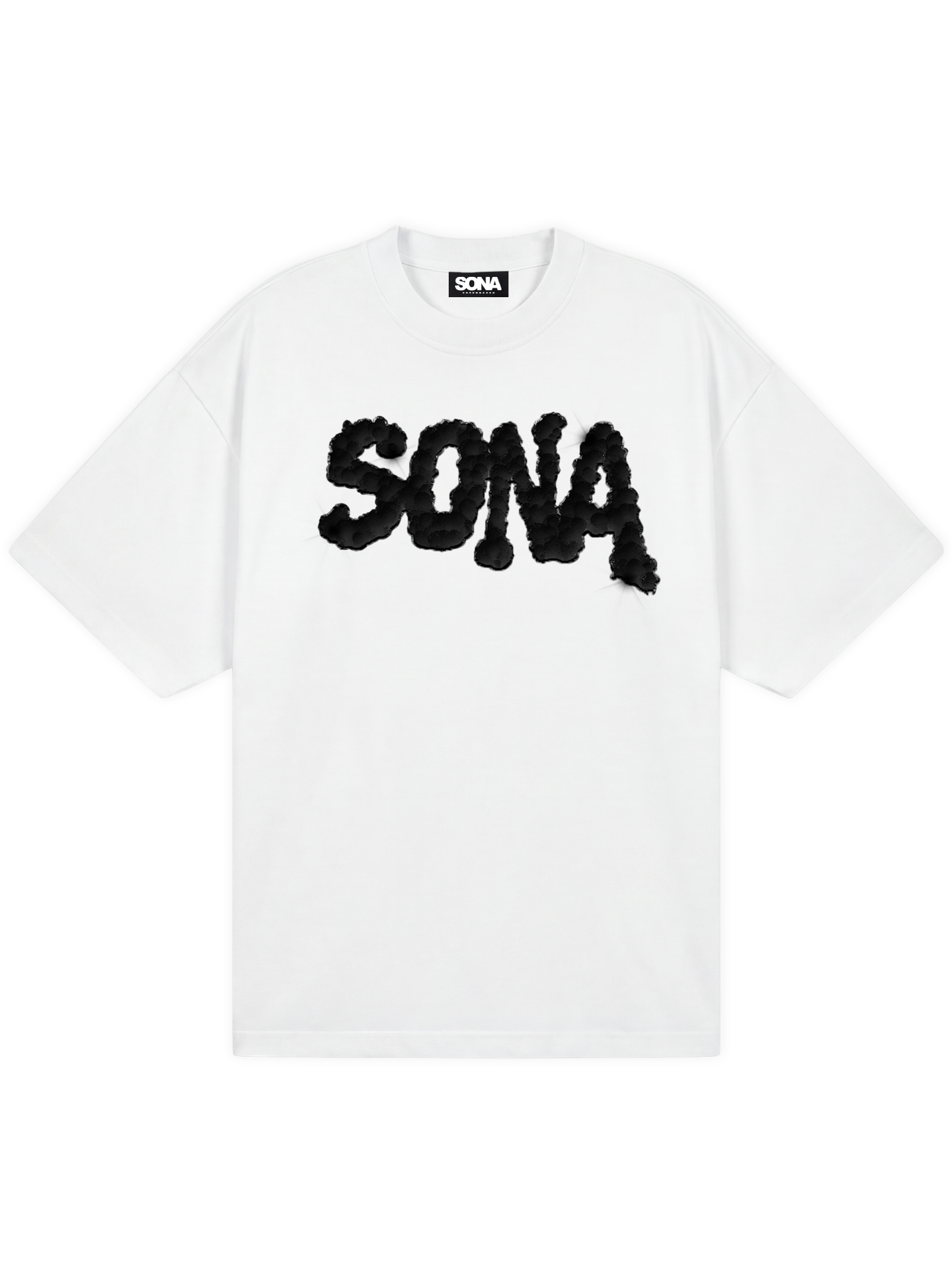 WHITE DIAMOND FONT T-SHIRT